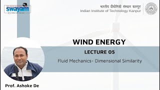 Lecture 05: Fluid Mechanics- Dimensional Similarity