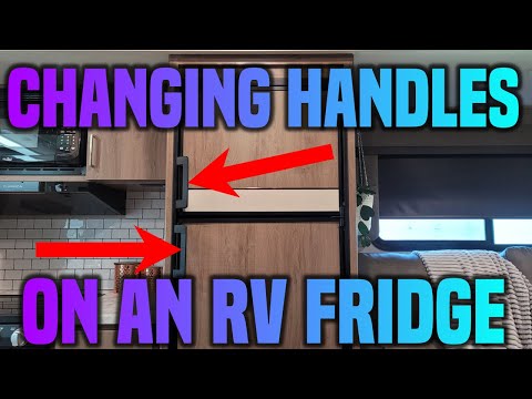 Replacing Handles on an RV fridge (Domestic DM2882)