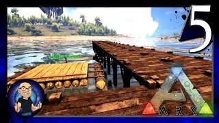 Beginning to Build a Dock! ARK Survival Evolved Ga