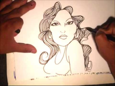 Chola Chicano Drawing