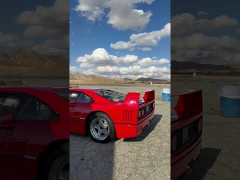 Thumbnail for Sound on! Ferrari F40 on the track #ferrari #f40 #ferrarif40 by Ferrari F40