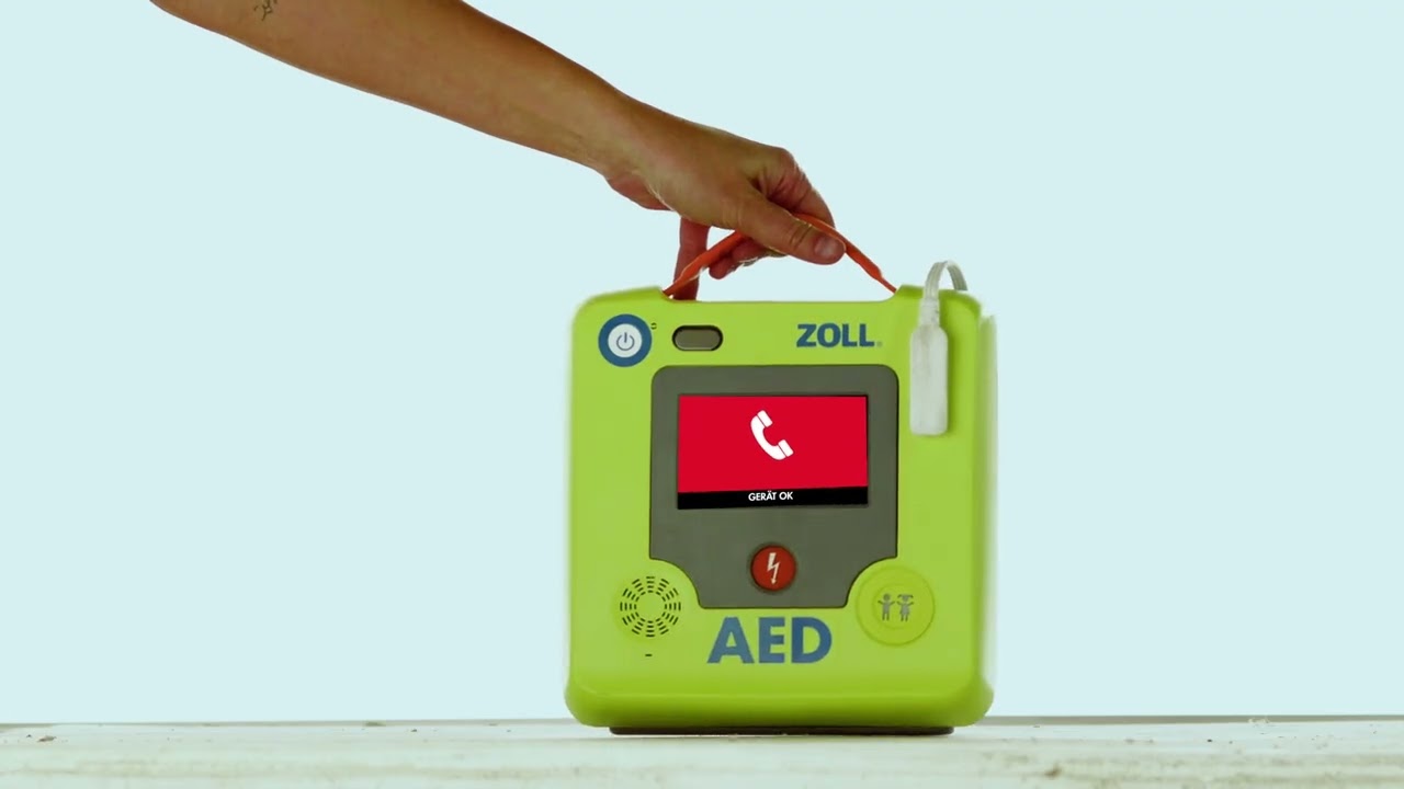 YouTube Video: ZOLL AED 3, with colour touchscreen, without voice recording - fully automatic