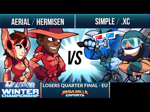 simpLe &  XC vs Aerial & Hermisen - Losers Quarter Final - Winter Championship EU 2v2
