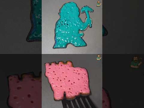 A Minecraft Movie Pancake Art - Jack Black, Technoblade (Steve's Lava Chicken Ver.)
