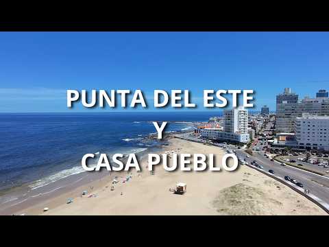 Punta del Este y Casa Pueblo desde el dron