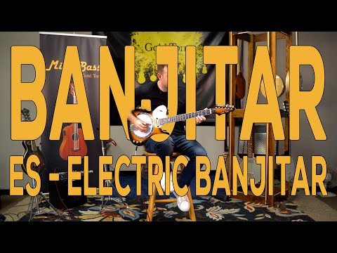 Immagine Gold Tone ES-Banjitar: Electric Banjitar with Hard Case - 24