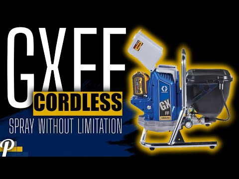 Graco GXFF Cordless. GXFF Cordless Airless Paint Sprayer Setup & Spray