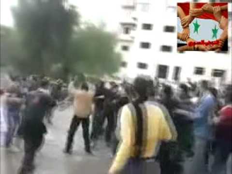 إطلاق النار على مظاهرة في مدينة درعا ومقتل أحد المتظاهرين