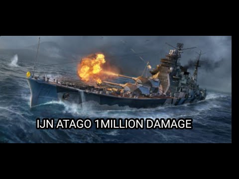 BATTLE OF WARSHIP: IJN ATAGO 1MILLION DAMAGE