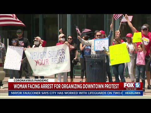 San Diego woman facing arrest for organizing protest against stay-at-home orders