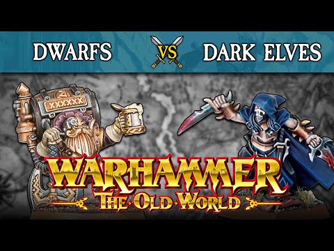 Dwarfs vs Dark Elves | Warhammer: The Old World (Live Battle Report)