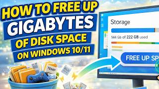 How to Free Up GIGABYTES of Disk Space on Windows 10 11