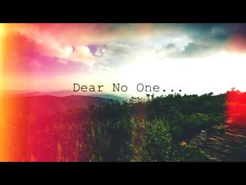 Dear No One...