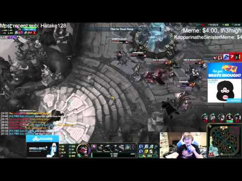 TSM bullying solo q ft Sneaky, Meteos, Dyrus and Turtle - League of Legends