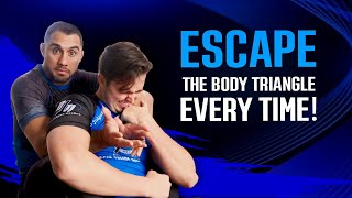 Escape the Body Triangle Every Time in Jiu Jitsu | Jiu Jitsu Tutorial | Matt Arroyo