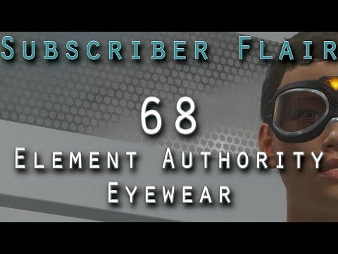 68 Element Authority Eyewear (Star Citizen Subscriber Flair)