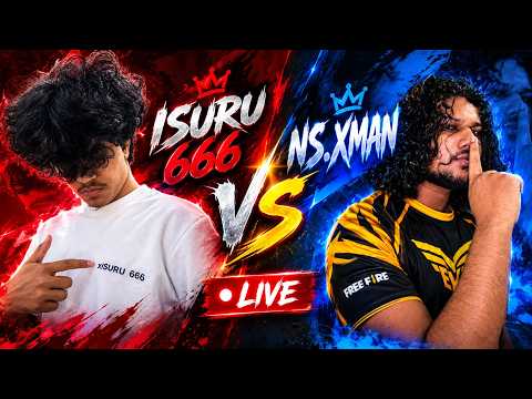 🔴ISURU 666 VS NS.XMAN  sniper 1v1💥👺 #freefire