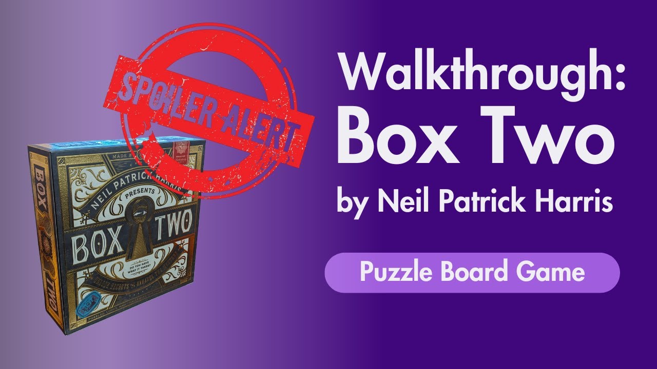 [Spoilers] Box Two Playthrough - Complete Solution (Puzzle game by Neil Patrick Harris)
