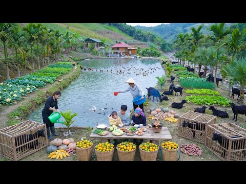 Crazy Busy Off-Grid Harvest Before Lunar New Year | SOLD OUT + Chung Cake & Farm Life