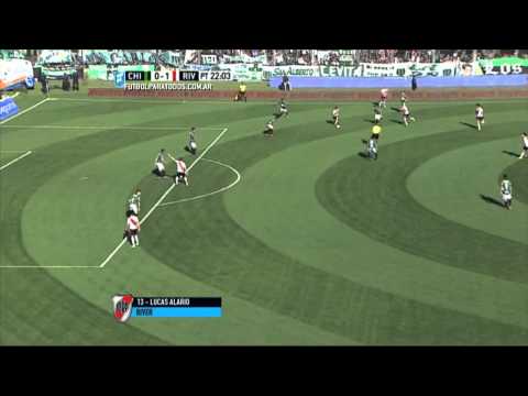 Gol de Alario. Chicago 0 River 1.Fecha 23.Torneo Primera División 2015.FPT
