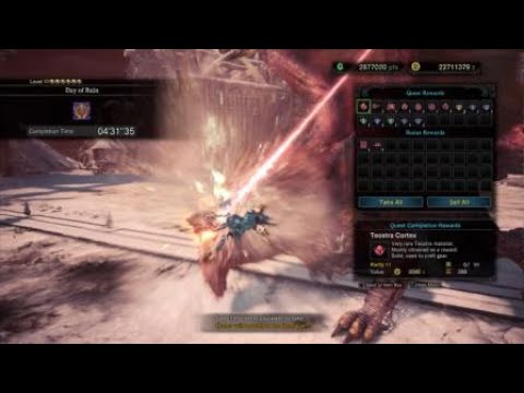 【MHWI】滅日 スラアク 04'31''35 TA wiki rules 歴戦テオテスカトル Day of Ruin Tempered Teostra Switch Axe
