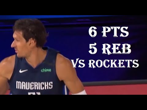 Boban Marjanovic 6 Pts 5 Reb Houston Rockets vs Dallas Mavericks Highlights NBA Restart