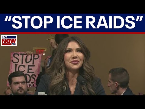 Video | Anti-ICE protestors interupt Noem during "Worldwide Threats" hearing