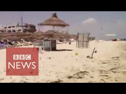 Tunisia: Amateur footage of Sousse attack  - BBC News