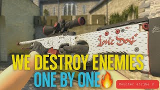 CS2 We destroy enemies one by one 🔥 Ranked Gameplay 2K №32