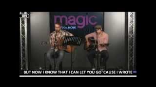 David Cook at Magic 94.9 - The Last Song I&#39;ll Write For You (acoustic-with lyrics)