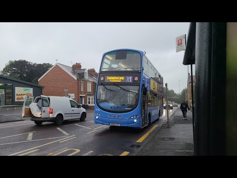 *UNBELIEVABLY RARE ON THE X1* X Lines X1 to Easington Lane - Go North East 6058 - NK62 CCY