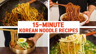 15 Minute KOREAN Noodle Dishes For Your Busy Weeknight