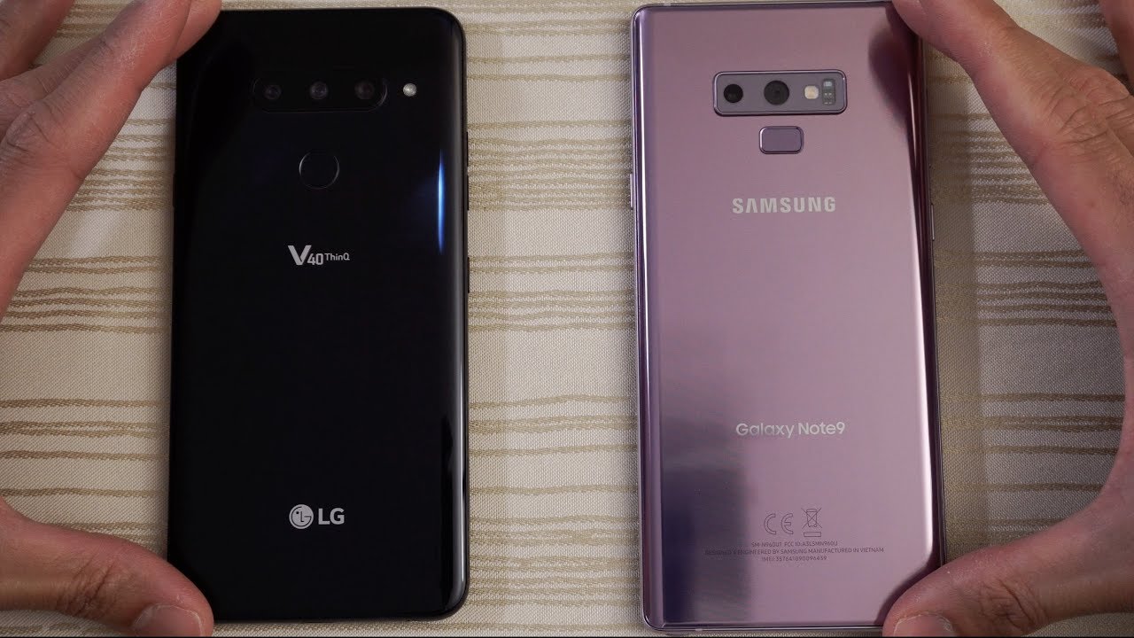 LG V40 vs Samsung Note 9 - Speed Test!