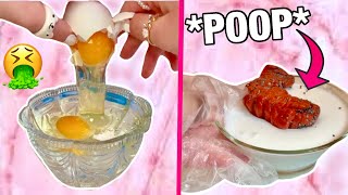 Adding the WEIRDEST THINGS into SLIME! 🤨😳 *SLIME DARES* Satisfying Slime ASMR Compilation