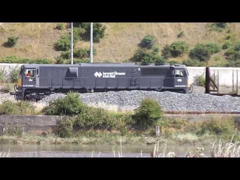 Irish Rail class 071 (088 New Livery) + Timber - Departs from Sallypark, Waterford