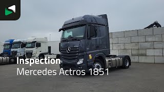 Mercedes-Benz Actros 1851 4X2 BigSpace 2x Tanks truck tractor for sale - Image 4 | Autoline Mercedes-Benz Actros 1851 4X2 BigSpace 2x Tanks truck tractor | Image 4 - Autoline