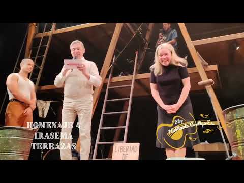 Homenaje a Irasema Terrazas en la obra Para la Libertad. 