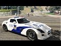 Mercedes-Benz SLS AMG Police for GTA 5 video 1