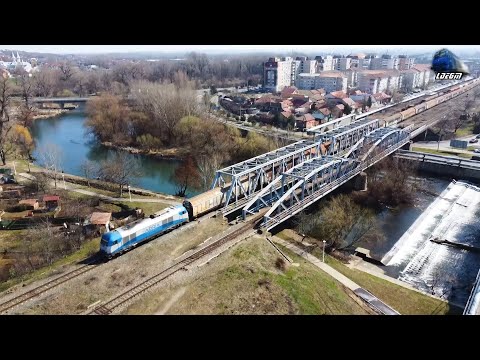 🚁 Siemens ER20 Hercules 2016 920-8 & Marfar LTE Freight Train in Oradea - 19 March 2022