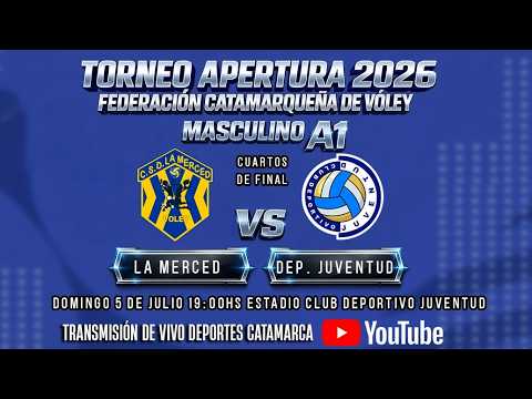 VOLEY - CUARTOS DE FINAL: Dep. La Merced vs Dep. Juventud (Masculino A1)