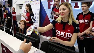 Suasana Pengurusan Fan ID di Bandara Moscow