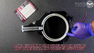 LED Halo Kit for Late-Model Ford Bronco with Base Headlights [White] - video thumbnail 4