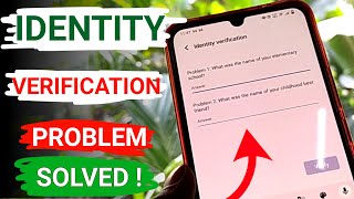 Vivo identity problem ! Vivo Security question problem ! Privacy and app encryption Vivo forget !