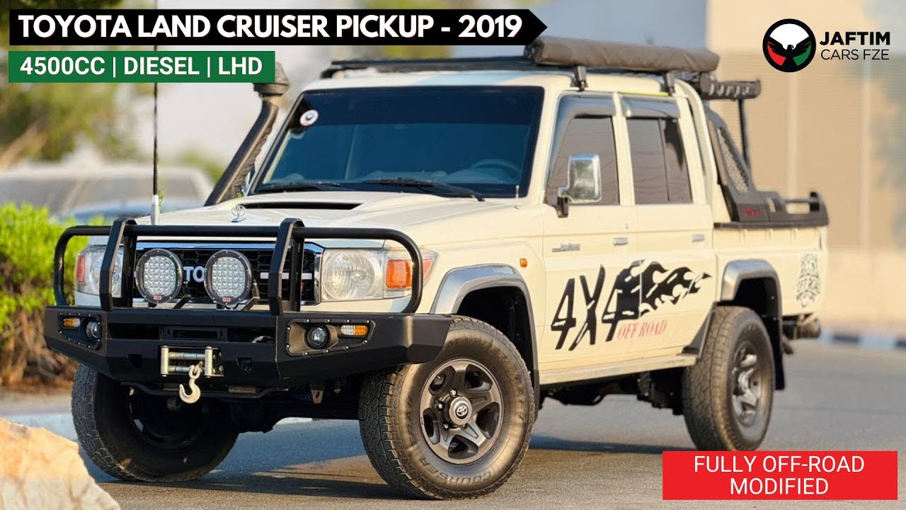 Toyota Land Cruiser Pick Up FULLY OFF-ROAD MODIFIED | DOUBE CABIN | MANUAL TRANSMISSION | SIDE AWNING CAMPING TENT | 4.5L | LHD video