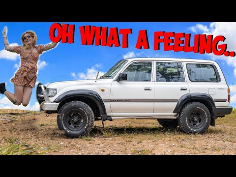 I bought my GIRLFRIEND a 4WD! Immaculate 80 Series TOYOTA Landcruiser find!