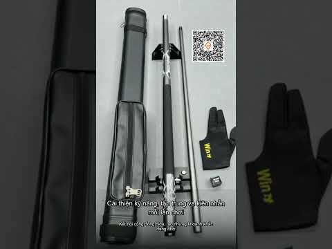 Gậy Bida Ruby Xám Cao Cấp - Tặng Đầy Đủ Phụ Kiện - Giảm Sốc Chỉ 770k