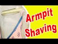 Armpit Shaving By Straight Razor Armpit Shaving Juthikasmakeover
