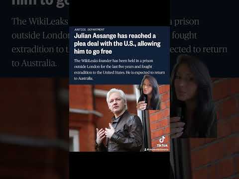 Breaking: WikiLeaks founder Julian Assange is FREED! #shorts
