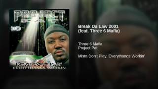 Break Da Law 2001 feat  Three 6 Mafia Full HD,1920x1080