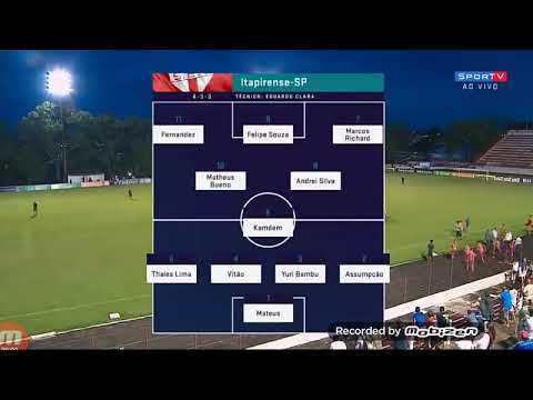 Itapirense-SP × Vasco Copinha 2020